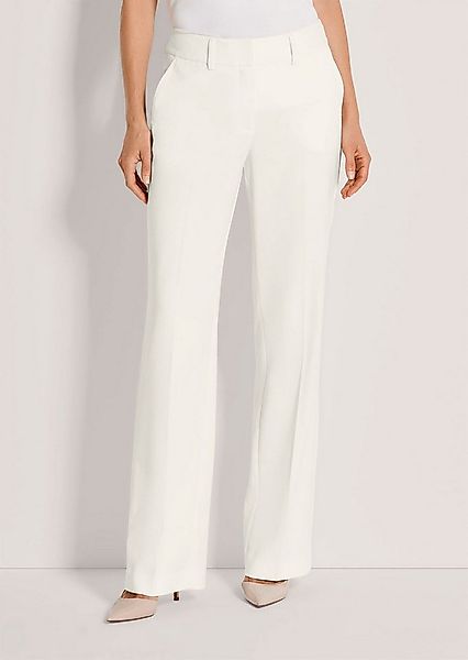 MADELEINE Stoffhose Elegante Bügelfaltenhose mit Struktur Jerseyhose mit Fo günstig online kaufen