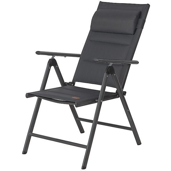 CampFeuer Klappstuhl Campingstuhl, Anthrazit, 7-fach verstellbar, günstig online kaufen