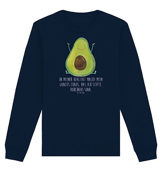 Mr. & Mrs. Panda Longpullover Größe L Avocado Glücklich - French Navy - Ges günstig online kaufen