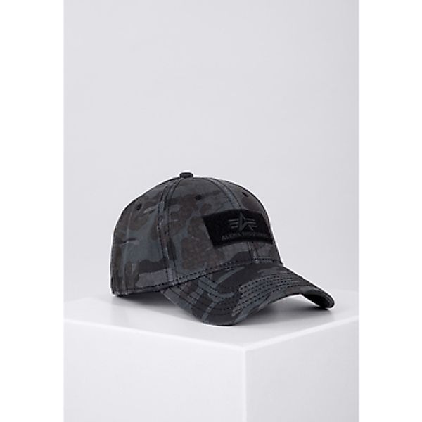 Alpha Industries  Schirmmütze Velcro Cap Camo - black camo günstig online kaufen