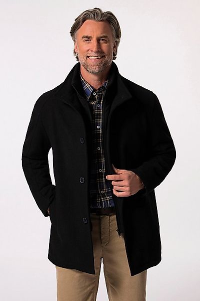 Boston Park Funktionsjacke Wolloptik-Jacke Stehkragen-Einsatz günstig online kaufen