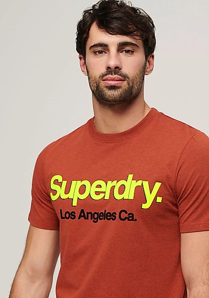 Superdry Print-Shirt SD-CORE LOGO CLASSIC WASHED TEE günstig online kaufen
