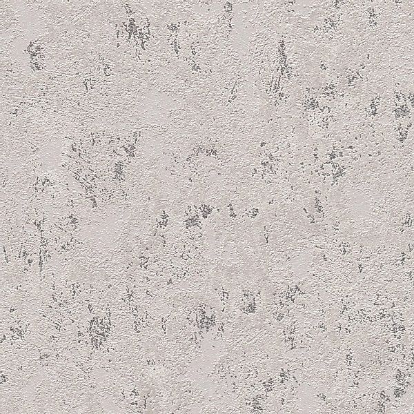 PROFHOME 393873-GU Spachtel Putz Tapete Struktur Metallic Beige Silber 0,53 günstig online kaufen