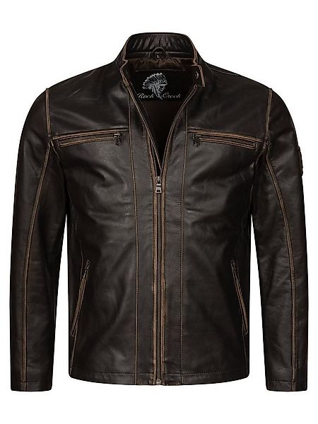 Rock Creek Lederjacke Herren Leder Jacke H-351 günstig online kaufen