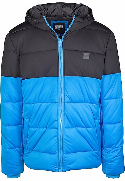 URBAN CLASSICS Winterjacke "Urban Classics Herren Hooded 2-Tone Puffer Jack günstig online kaufen