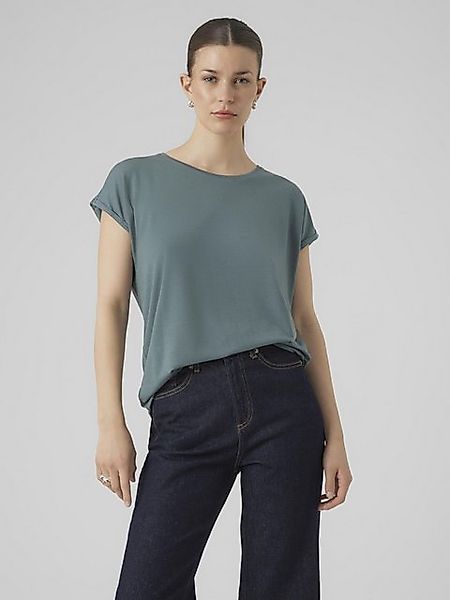 Vero Moda Rundhalsshirt VMAVA PLAIN SS TOP GAJRS NOOS günstig online kaufen
