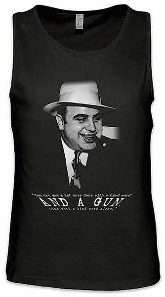 Urban Backwoods Tanktop Al Capone Classic Portrait Ärmelloses T-Shirt Mafia günstig online kaufen