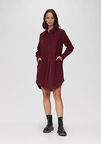 s.Oliver Minikleid Hemdblusenkleid aus Feincord mit günstig online kaufen