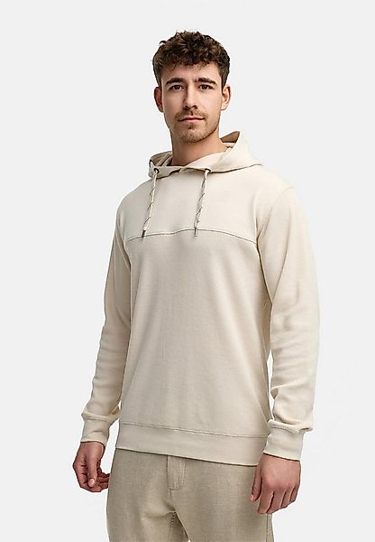 Indicode Hoodie Herren INTommaso Sweatshirt Kapuze Herrenhoodie aus Waffels günstig online kaufen