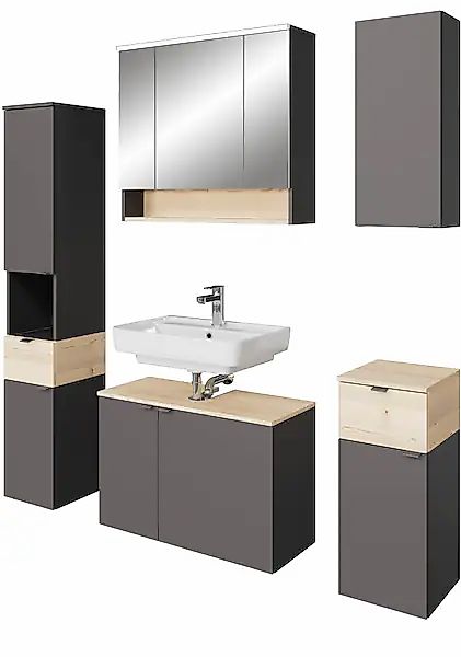 Saphir Badmöbel-Set »Quickset 394«, (Komplett-Set, 5 St.) günstig online kaufen