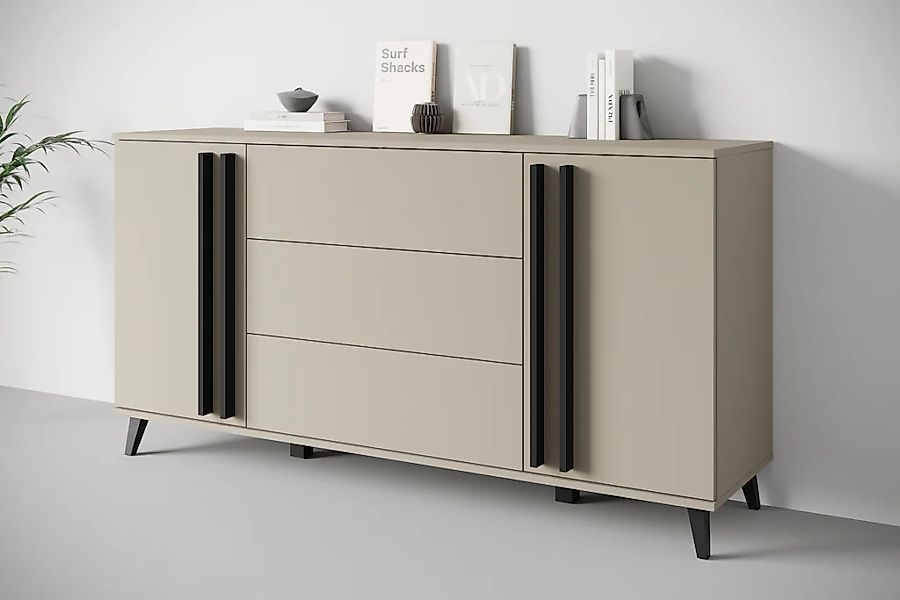 INOSIGN Sideboard "Helsinki, Kommode mit 2 Türen und 3 Schubladen, Breite 1 günstig online kaufen
