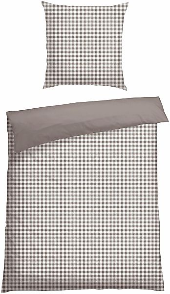 Schiesser Wendebettwäsche "Vichy aus weicher Baumwolle mit Karos" 2 Stk. tl günstig online kaufen