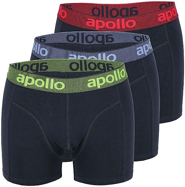 Apollo Boxer MEN BOXERSHORTS (3er Pack) günstig online kaufen