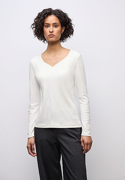 STREET ONE Langarmshirt im soften Baumwoll-Mix günstig online kaufen