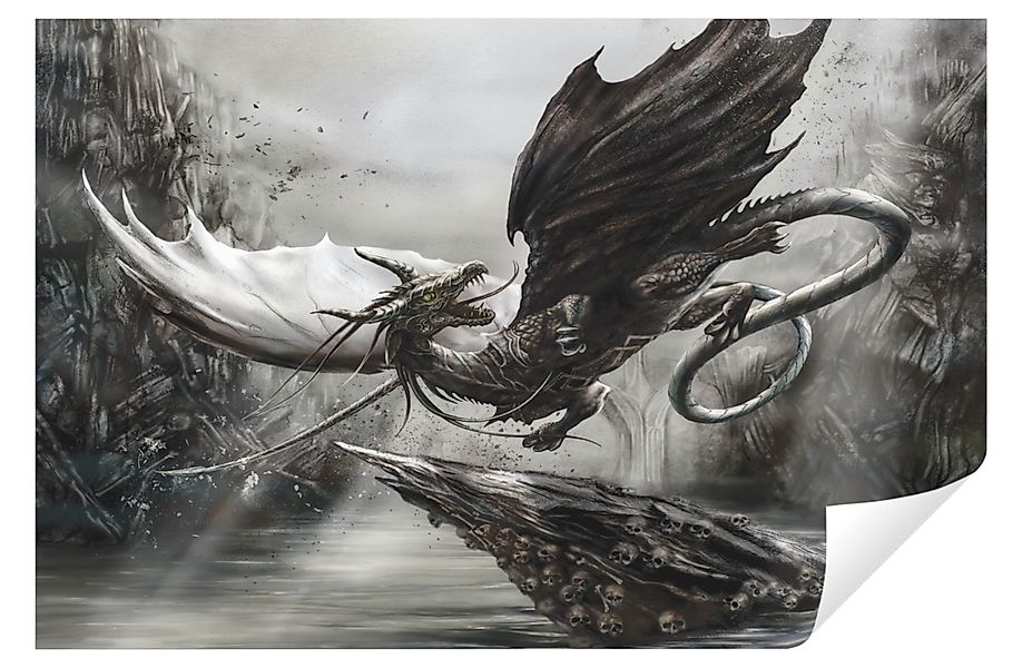 Wallarena Fototapete Drache Fantasy Alchemy Vlies günstig online kaufen