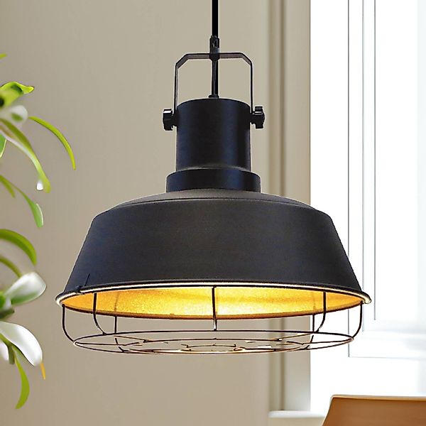 Hängeleuchte Mason, schwarz, Ø 41 cm, Metall, E27 günstig online kaufen