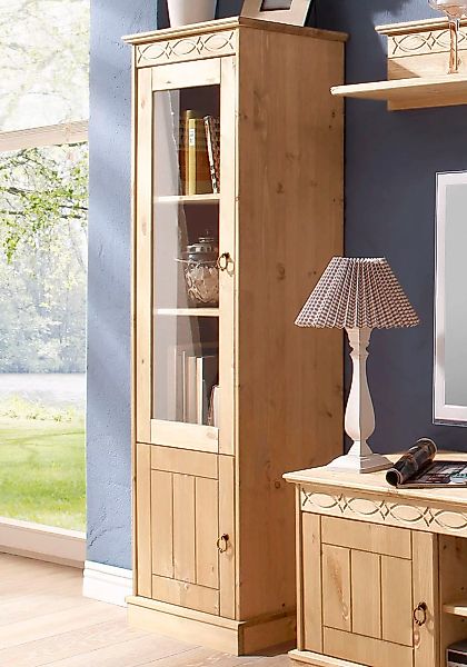 Home affaire Vitrine "Indra", (2trg.), Höhe 145 cm günstig online kaufen