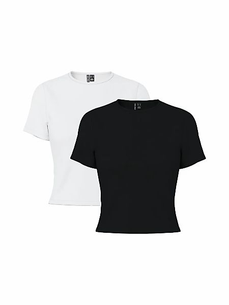 pieces Kurzarmshirt "PCAMELIA BABY TEE 2-PACK JRS NOOS BC" 2er-Pack, mit kl günstig online kaufen