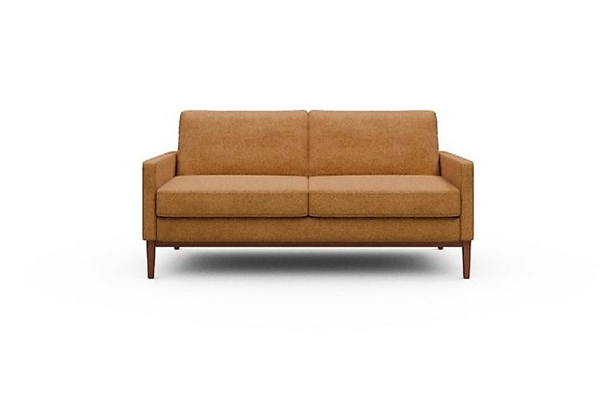 moebelfaktor Sofa Bodo 2,5-Sitzer, Retro-Design, elegante Linien, stabile H günstig online kaufen
