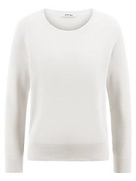 Rundhals-Pullover Peter Hahn weiss günstig online kaufen