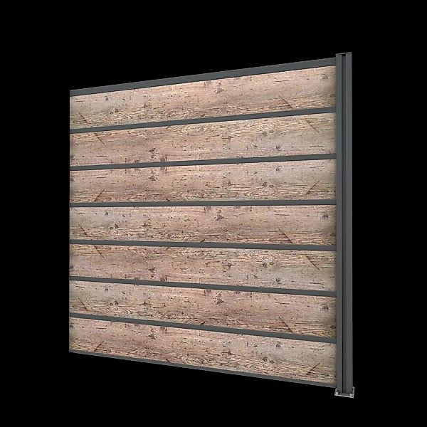 Gutta Sichtschutzzaun-Erweiterungsele. Anthrazit 202x186 cm Schichtst. Holz günstig online kaufen