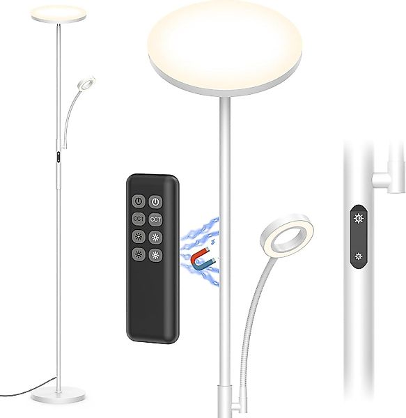 AMDELNE LED Stehlampe Moderne dimmbare Stehleuchte, günstig online kaufen