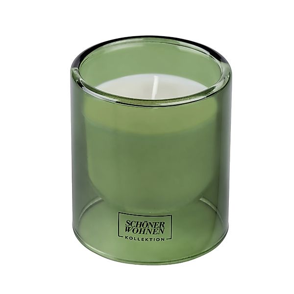 SCHÖNER WOHNEN Kollektion Duftkerze   ¦ grün ¦ Glas,Wachs ¦ Maße (cm): H: 8 günstig online kaufen
