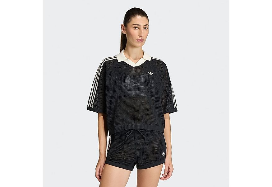 adidas Originals Poloshirt POLOSHIRT, KNITTED CROCHET (1-tlg) günstig online kaufen