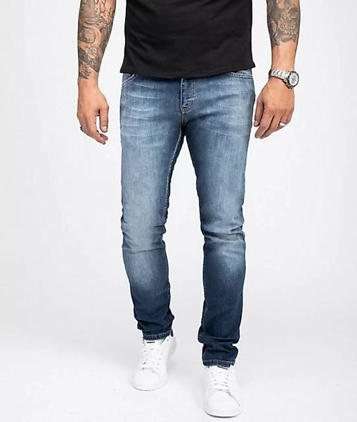 Rock Creek Slim-fit-Jeans Herren Jeans Slim Fit Blau RC-2151 günstig online kaufen