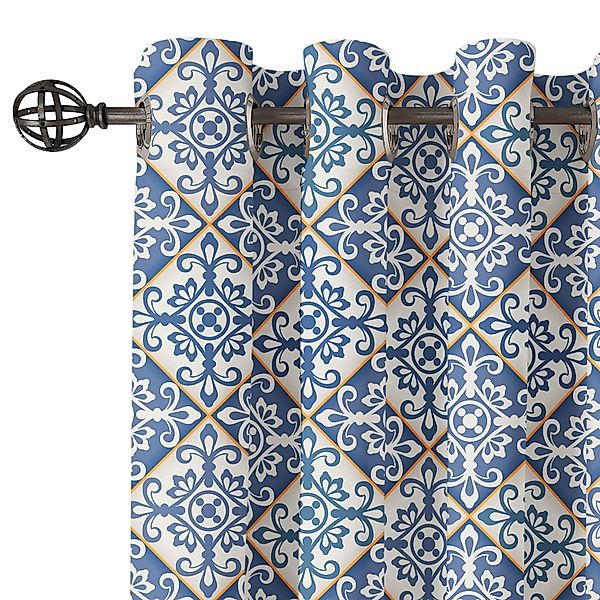 Abakuhaus Gardine Dekorative 2-Panel-Fenstervorhänge für Schlafzimmer günstig online kaufen