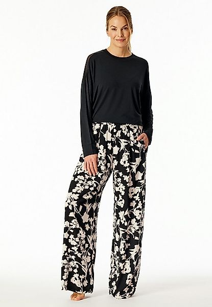 Schiesser Loungehose Mix + Relax elastischer Bund, Viskose, seitliche Tasch günstig online kaufen
