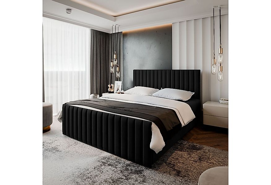 Masseno Boxbett ARION 160x200 cm mit Bonell Matratze und Topper günstig online kaufen