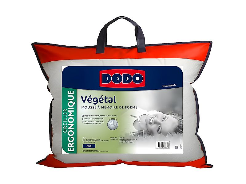 Ergonomisches Visco-Kopfkissen - 45 x 70 cm - DODO von VEGETAL günstig online kaufen