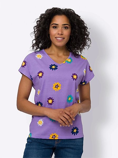 Classic Basics Kurzarmshirt "V-Shirt" 1 Stk. tlg. günstig online kaufen