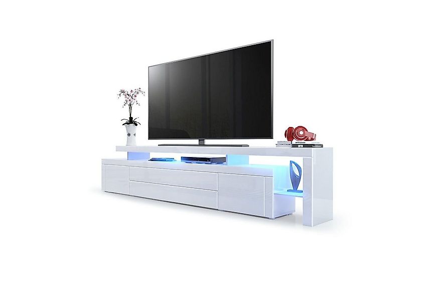 Vladon Lowboard Leon V3 (TV-Kommode, mit zwei Türen, zwei Schubkästen und e günstig online kaufen