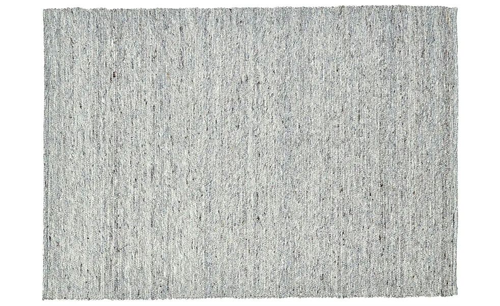 SANSIBAR Sylt Wollteppich  Hörnum ¦ grau ¦ Wolle ¦ Maße (cm): B: 190 H: 1,2 günstig online kaufen