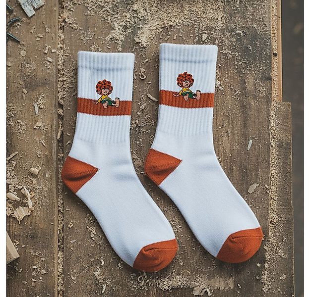 Bavariashop Tennissocken ®Pumuckl Tennissocken weiß, Pumuckl Socken mit dop günstig online kaufen