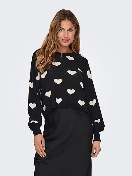 ONLY Strickpullover ONLMONTANA LS JQ O-NECK CC KNT mit Rippbündchen günstig online kaufen