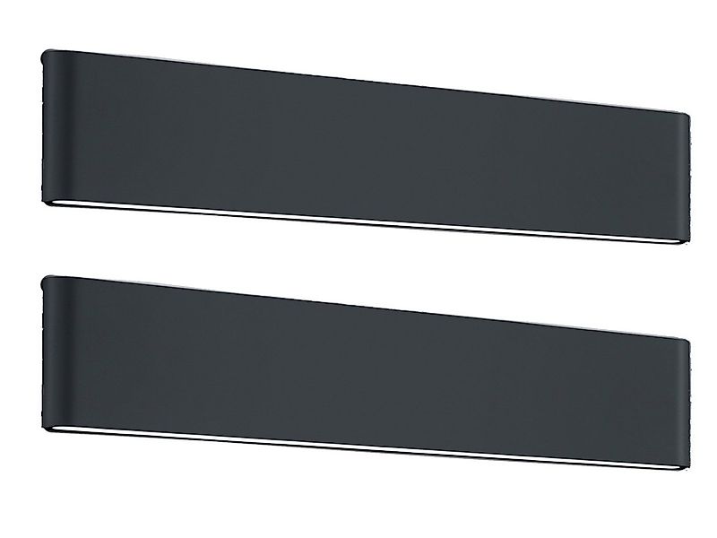 TRIO Leuchten LED Außen-Wandleuchte, LED fest integriert, Warmweiß, 2er-Set günstig online kaufen