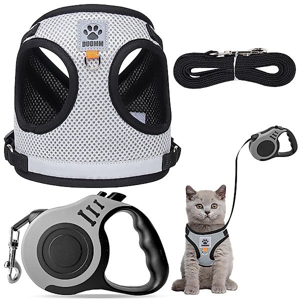BlingBin Katzen-Geschirr Anti-Ausbruch Katzengeschirr (mit Leine), günstig online kaufen