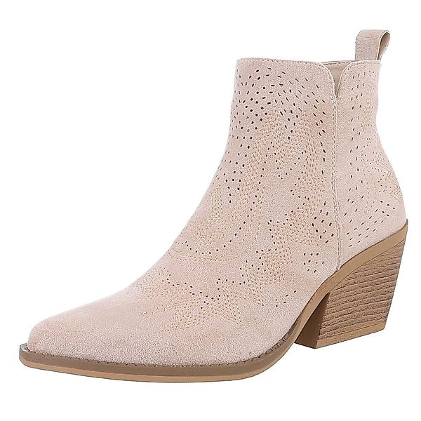 Ital-Design Damen Cowboyboots Western Westernstiefelette (88577292) günstig online kaufen
