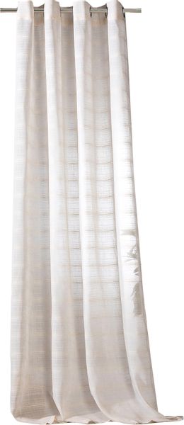 Weckbrodt Vorhang "Boho" Ösen 1 Stk. tlg. Leinen-Optik, Webstreifen, halbtr günstig online kaufen