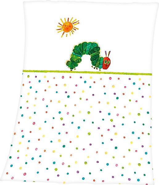 Babydecke Die kleine Raupe Nimmersatt, mit günstig online kaufen