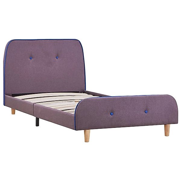 vidaXL Bettgestell Taupe Stoff 90x200 cm Modell 1615766 günstig online kaufen
