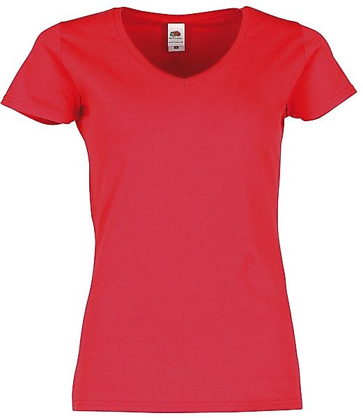 Fruit of the Loom V-Shirt Ladies günstig online kaufen