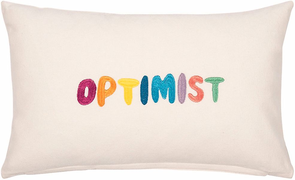 PAD Dekokissen "Optimist" Made in Europe, Kissenhülle ohne Füllung, 1 Stück günstig online kaufen
