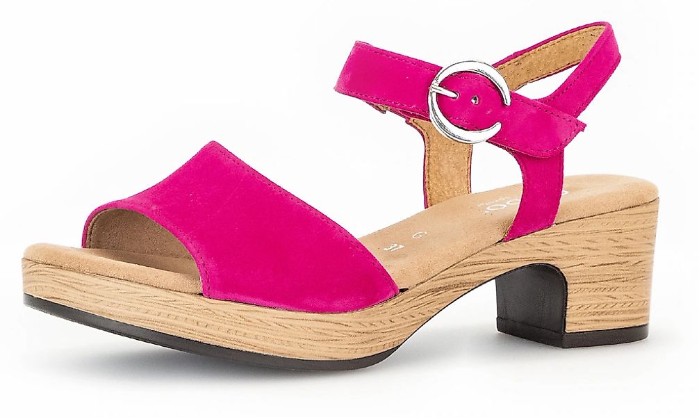 Gabor Sandalette "KRETA", Sommerschuh, Sandale, Blockabsatz,in Bequemweite günstig online kaufen