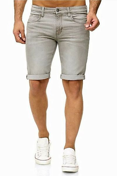 Indicode Shorts Kaden Jeans im Used Look günstig online kaufen