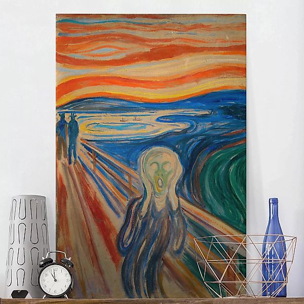 Leinwandbild - Hochformat Edvard Munch - Der Schrei günstig online kaufen
