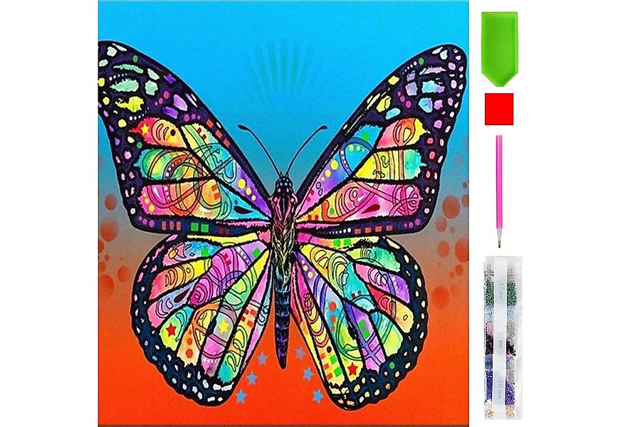 LA CUTE Malen nach Zahlen 5d Diamond Painting Schmetterling Malen nach Zahl günstig online kaufen